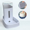 Miniatyrbild 2 av 7: Matningskompis, Torkmedelspåse Gravitationsmatare för Katter Lätt att Rengöra för Hund/Katt, Smart APP-Kontroll Batteribackup för Djurägare (Livsmedelsgodkänd Plast)