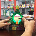 Miniatyrbild 4 av 5: Julgransmålningsboll, DIY-trädkit, Juldekorationskit, Julgransmålningsboll Leksak för Barns Hantverksaktivitetsspel - 3 Vita