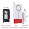 Miniatyrbild 5 av 5: Innovativt skydd, magnetisk sensor dörrlarm, superhögt 108dB ljud, idealiskt för barnsäkerhet och övervakning av pool dörr
