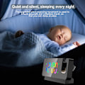 Miniatyrbild 5 av 5: LED-väckarklocka med projektion digital väckarklocka temperatur dimbar bordsur väckarklocka USB