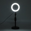 Miniatyrbild 7 av 8: Perfekt Belysning Skrivbordsringlampa, Kompakt Lättvikt För Inomhusbelysning, Dimbar Lampa För Att Passa Alla Behov (Resevänlig Design)