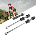 Miniatyrbild 6 av 8: 7-flikig låsmutter för cykelhjulnav, snabbkoppling för hjulsäkerhet under dina äventyr, solid anodiserad legeringskonstruktion med förbättrad säkerhet