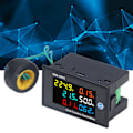 Miniatyrbild 1 av 8: Effektmätar Enfas LCD Digital Display Spänning Ström Mätare Testare AC 40‑300V