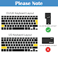 Miniatyrbild 4 av 8: CaseBuy Premium Ultratunt tangentbordskydd för 2023 2022 2021 M3 M2 M1 Pro/Max Apple MacBook Pro 14\" 16\" Modell A2442 A2779 A2918 A2485 A2780 A2991 EU