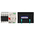 Miniatyrbild 8 av 8: Dubbelströms Automatisk Överföringsswitch 4P Snabbväxling Styrswitch PC AC 110V 80A