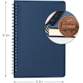 Miniatyrbild 2 av 7: Spiralblock för studenter, A5 1-pack 5,5x8,3\" Hardcover Linjerade Reseböcker Journal, Memo Notepad Skissbok, Studenter Kontor