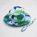 Miniatyrbild 4 av 6: Baby Solhatt Justerbar Andningsbar Solskydd Sommarhatt för Småbarn Flickor Pojkar Kepspiskarehatt med Bred Brätte och UV-skydd UPF 50+