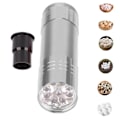 Miniatyrbild 1 av 8: Äggtestare LED Cool Light Äggkandlare Lampa Inkubator för Ankägg Gässägg Kran Vaktelägg FågeläggSilver
