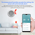 Miniatyrbild 3 av 5: WiFi temperatur- och fuktighetssensor inomhus hygrometer termometer med LCD-skärm