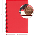 Miniatyrbild 2 av 7: Spiralblock för studenter, A5 1-pack 5,5x8,3\" Linjerade reseanteckningsböcker Journal, Memo Notepad Skissbok, Studenter College Office Business