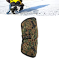 Miniatyrbild 1 av 8: 1 par isfiske knäskydd kamouflage vadderade flexibla utomhus vinter knäskydd