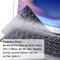 Miniatyrbild 7 av 8: CaseBuy Premium Ultratunt tangentbordskydd för 2023 2022 2021 M3 M2 M1 Pro/Max Apple MacBook Pro 14\" 16\" Modell A2442 A2779 A2918 A2485 A2780 A2991 EU