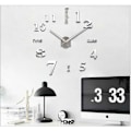 Miniatyrbild 3 av 5: Blå dröm 3D väggklocka, DIY digital väggklocka, tyst rörelse, modern design väggklocka, jätte väggklocka för sovrum kök vardagsrum