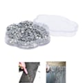 Miniatyrbild 1 av 8: 1440 st Hot Fix Rhinestones Glas Platt Botten Transparent Vit DIY Tillbehör för Kläder Skor Nagelkonst