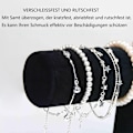 Miniatyrbild 5 av 5: T-Bar Ställ för Smyckesorganisatör, Rektangulär Bas Armbandshållare, Sammet Material för Halsband Armband Display, Träkonstruktion Säkerställer
