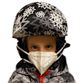 Miniatyrbild 4 av 9: 2 st Maskhållare för Hjälmar Maskklämma för eller Munskyddshållare som Klämma för Hjälm eller Haka för att Fästa Masker på Hjälmen