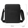 Miniatyrbild 2 av 5: Enkel vertikal herr enkel axel crossbody väska