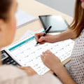 Miniatyrbild 6 av 7: Kalender 2022 - Väggkalender 2022 från januari 202 till juni 2023, 12 månaders kalender med datum, tjockt papper för organisering och planering