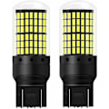 Miniatyrbild 1 av 5: 2 st T20 W21w 7443led Canbus Led Bil Glödlampor Broms Blinkersljus Vit 3
