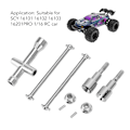 Miniatyrbild 7 av 8: RC Bakre Drivaxel Hög Hårdhet Stål Rostfri för SCY 16101 16102 16103 16201PRO 1/16 RC Bil