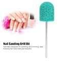 Miniatyrbild 8 av 8: Nagelslipband Borrbit Nagelkonst Polering Slipning Kepssats Tillbehör (10 x 15mm) Grön