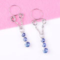 Miniatyrbild 7 av 8: Fashion Vattendroppe Skruv Icke Piercad Nippelring Set Nippelring Kroppssmycken (Blå)
