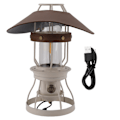 Miniatyrbild 2 av 8: Utomhus Camping Lykta Bärbar Lång Uthållighet Tält Hängande Lykta Campinglampa Vit