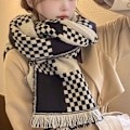 Miniatyrbild 6 av 6: Höst Vinter Herr Bomullsscarf, Herr Halsduk Basic Scarf