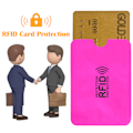 Miniatyrbild 2 av 7: 8 st RFID-blockerande hylsor Vattentäta kreditkortshylsor Set, RFID-identitetskortsskydd Säker hylsa Bärbar Hållbar för kredit-, betalkort,