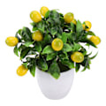Miniatyrbild 3 av 7: Hemma-Simulerad Citronträd Citronfrukt Krukväxt