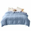 Miniatyrbild 1 av 5: Kashmir Täcke Enkel Del Multifunktionell Filt Taff Kashmir Lammskinn Dubbelsidig Fleece Täcke Höst och Vinter Tjock Fleece
