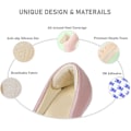 Miniatyrbild 6 av 10: 4 Par Komfort Häl Anti-Halk Pads & Fyllningspads, Speciellt Utformade För Lösa Skor, Unisex Hälskyddspads, Självhäftande Hälgrepp