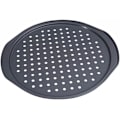 Miniatyrbild 1 av 5: Överlägsen stålkonstruktion, pizzabakplåt med luftcirkulation för krispig botten, perforerad non-stick-bricka med hål, 14 tum rund för ugnsbakning