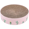 Miniatyrbild 1 av 5: Kattskrap-paradis, Högdensitetsmaterial Lounge-säng för Innekatter, Hållbar Skrapbräda av Korrugerad Papp (Small, Rosa)