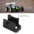 Miniatyrbild 7 av 8: RC Servo-fäste i aluminiumlegering, styrservo-fäste för Sledge 1/8 4WD fjärrstyrd bil, svart