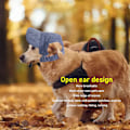 Miniatyrbild 6 av 8: Hundsolhatt Mode Casual UV-skydd Andningsbara Öronhål Justerbar Husdjurhatt för Utomhusresor Camping Blå L