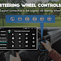 Miniatyrbild 4 av 5: Android-radio 7 tum Touchscreen Bilstereo Dubbel DIN med Bluetooth, GPS-navigering, WiFi, DSP, iOS-spegelkoppling, FM RDS-radio, Backkamera