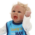 Miniatyrbild 3 av 8: 55 cm Reborn pojke docka verklighetstrogen nyfödd babydocka barn presentleksak med flaska napp