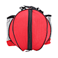 Miniatyrbild 2 av 2: Bärbar sport basketboll fotboll fotboll boll förvaring boll enkel axelrem (röd)