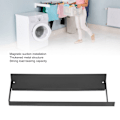 Miniatyrbild 8 av 8: Tvättmaskin Hängare Hållare Väggmonterad Magnetisk Sugning Tjockad Panel Vägg Handduksställ för Badrum Tvättmaskin Svart