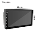 Miniatyrbild 5 av 5: Android-radio 7 tum Touchscreen Bilstereo Dubbel DIN med Bluetooth, GPS-navigering, WiFi, DSP, iOS-spegelkoppling, FM RDS-radio, Backkamera
