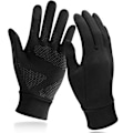 Miniatyrbild 1 av 6: Pekskärmhandskar, Unisex Sporthandskar Handskfoder Utomhus Löpning Handskar Varma Vindtäta Vinterhandskar Anti-Slip Full Finger för Löpning, Körning,