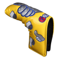Miniatyrbild 1 av 5: Piao Sports Thumb Pu Golf Putter Headcover för Blade Style Golf Club Head Cover med magnetiska huvudskydd