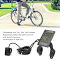 Miniatyrbild 8 av 8: Elektrisk cykel LCD-displaymätare 24V 36V 48V Vattentät Multifunktionell 22.2mm S830 LCD-display för modifieringstillbehör