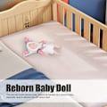Miniatyrbild 7 av 8: Återfödd babydocka 6 tum mjuk silikon säker äkta touch solid spädbarn flickdocka med kläder