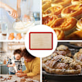 Miniatyrbild 8 av 8: Silikon Bakplåt, Macaron Cookie Shee, Professionell Silikon Bakplåt, Icke-Klibbiga Återanvändbara Silikonmattor för Bakning, Mikrovågsugn