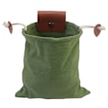 Miniatyrbild 1 av 5: Canvas Forage Bag Trädgård Fruktplockning Väska Svampplockning Väska för Vandring Camping Jakt Strand Fällbar Lätt att bära