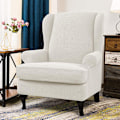 Miniatyrbild 2 av 5: Stretch Slipcovers Soffa Överdrag Möbler Skydd med Elastisk Botten, Anti-Slip Skum 2 Delar Soffa Överdrag, Lycra Spandex Jacquard med Små Rutor