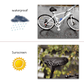 Miniatyrbild 2 av 6: 5PCS cykelstolskuddeöverdrag vattentätt cykelsadelskuddeöverdrag cykelsadelskudde regnskydd cykelsadelskuddeöverdrag sadel regnskydd, används för