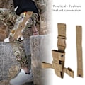 Miniatyrbild 6 av 8: Bensinstation för vattenkokare Drop Leg Holster Molle Vattenflaska Väska Multifunktion för Utomhus Camping VandringKhaki
